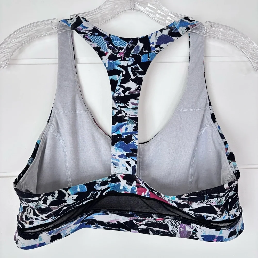 Lululemon Break Free Bra Culture Clash Starlight Black / Black Size 12